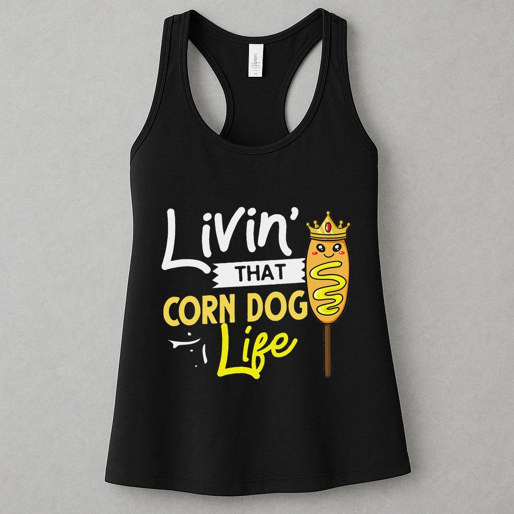 Corn Dog Korean Mini Cheese Vegan Womens Tank Top