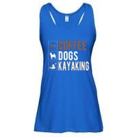 Coffee Dogs Kayaking Kayaker Kayak Gift Ladies Essential Flowy Tank