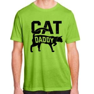 Cat Daddy Kitten Pet Owner Meow FatherS Day Adult ChromaSoft Performance T-Shirt