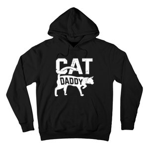 Cat Daddy Kitten Pet Owner Meow FatherS Day Hoodie