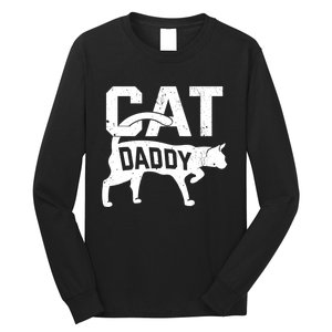 Cat Daddy Kitten Pet Owner Meow FatherS Day Long Sleeve Shirt