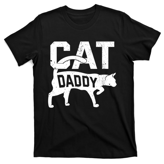 Cat Daddy Kitten Pet Owner Meow FatherS Day T-Shirt