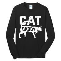 Cat Daddy Kitten Pet Owner Meow FatherS Day Tall Long Sleeve T-Shirt