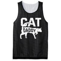 Cat Daddy Kitten Pet Owner Meow FatherS Day Mesh Reversible Basketball Jersey Tank