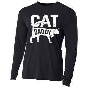 Cat Daddy Kitten Pet Owner Meow FatherS Day Cooling Performance Long Sleeve Crew