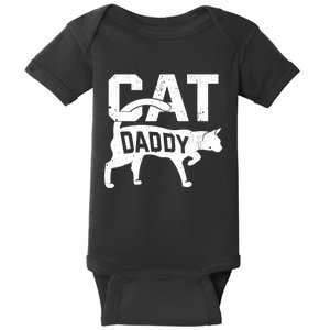 Cat Daddy Kitten Pet Owner Meow FatherS Day Baby Bodysuit