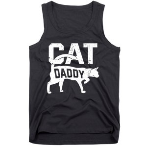 Cat Daddy Kitten Pet Owner Meow FatherS Day Tank Top