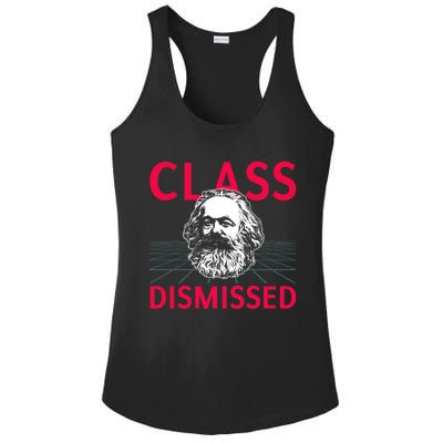 Class Dismissed Karl Marx Funny Socialism Communism Pun Ladies PosiCharge Competitor Racerback Tank