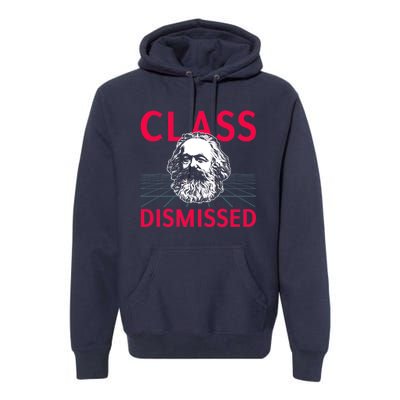 Class Dismissed Karl Marx Funny Socialism Communism Pun Premium Hoodie