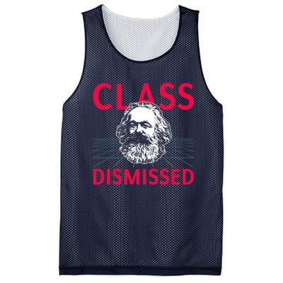 Class Dismissed Karl Marx Funny Socialism Communism Pun Mesh Reversible Basketball Jersey Tank