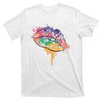 Colorful Drip Lips T-Shirt