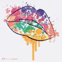Colorful Drip Lips T-Shirt