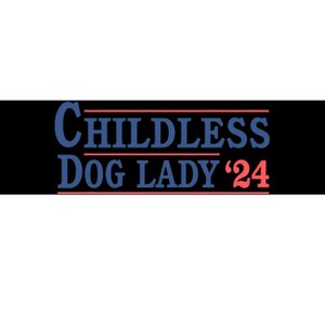 Childless Dog Lady Ladies Voting Election 2024 Usa Kamala Harris 20224 Bumper Sticker