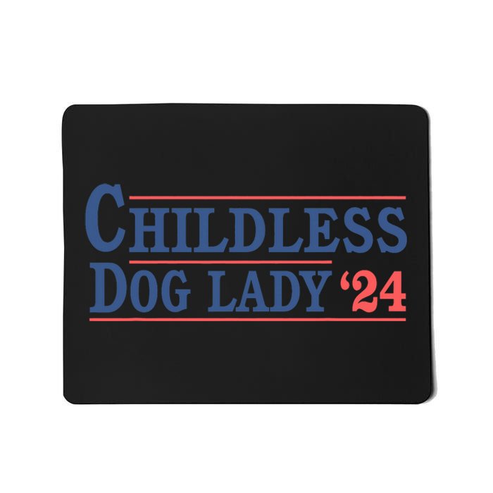 Childless Dog Lady Ladies Voting Election 2024 Usa Kamala Harris 20224 Mousepad