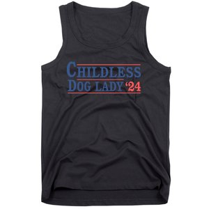 Childless Dog Lady Ladies Voting Election 2024 Usa Kamala Harris 20224 Tank Top