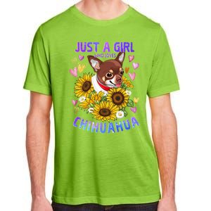 Chihuahua Dog Lover Funny Cute Puppy Cute Gift Adult ChromaSoft Performance T-Shirt