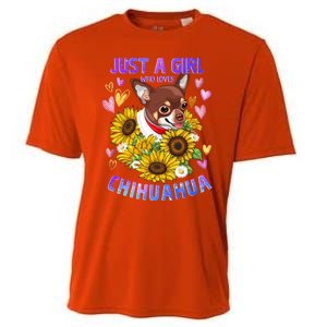 Chihuahua Dog Lover Funny Cute Puppy Cute Gift Cooling Performance Crew T-Shirt