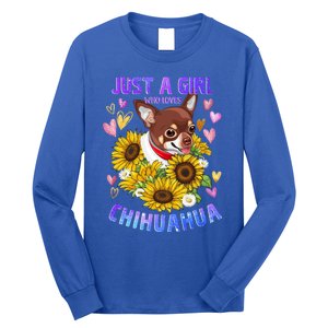 Chihuahua Dog Lover Funny Cute Puppy Cute Gift Long Sleeve Shirt