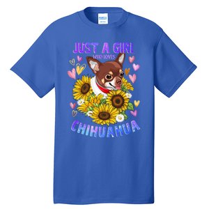 Chihuahua Dog Lover Funny Cute Puppy Cute Gift Tall T-Shirt