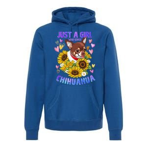 Chihuahua Dog Lover Funny Cute Puppy Cute Gift Premium Hoodie