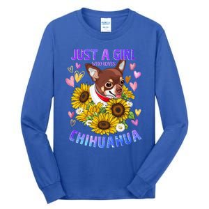 Chihuahua Dog Lover Funny Cute Puppy Cute Gift Tall Long Sleeve T-Shirt