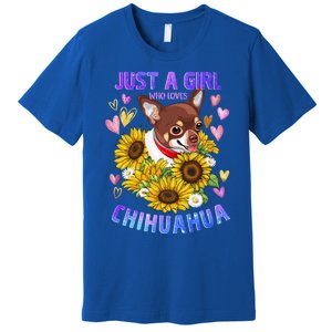 Chihuahua Dog Lover Funny Cute Puppy Cute Gift Premium T-Shirt