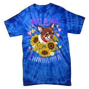 Chihuahua Dog Lover Funny Cute Puppy Cute Gift Tie-Dye T-Shirt