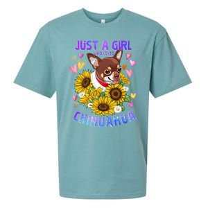 Chihuahua Dog Lover Funny Cute Puppy Cute Gift Sueded Cloud Jersey T-Shirt