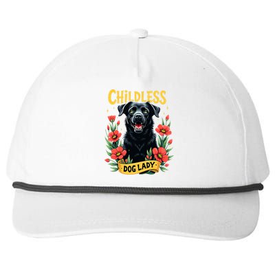 Childless Dog Lady Labrador Dog Election 2024 Funny Snapback Five-Panel Rope Hat