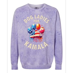 Childless Dog Ladies Colorblast Crewneck Sweatshirt