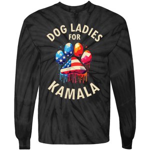 Childless Dog Ladies Tie-Dye Long Sleeve Shirt