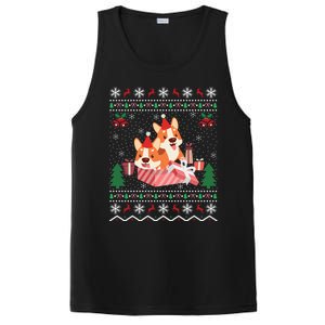 Corgi Dog Lover Xmas Gift Ugly Corgi Christmas Gift PosiCharge Competitor Tank