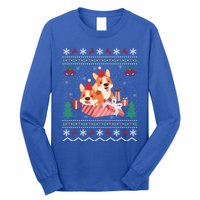 Corgi Dog Lover Xmas Gift Ugly Corgi Christmas Gift Long Sleeve Shirt