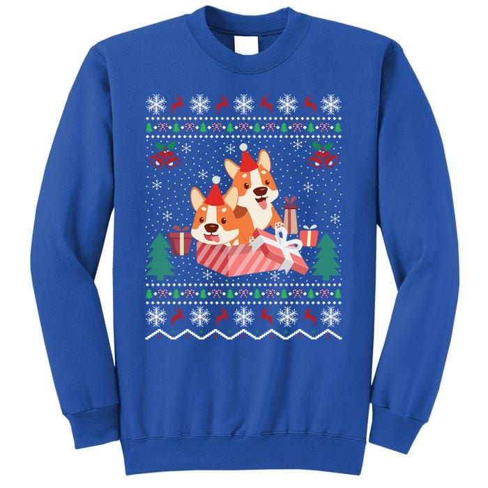 Corgi Dog Lover Xmas Gift Ugly Corgi Christmas Gift Sweatshirt