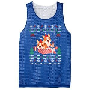 Corgi Dog Lover Xmas Gift Ugly Corgi Christmas Gift Mesh Reversible Basketball Jersey Tank