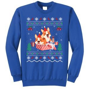 Corgi Dog Lover Xmas Gift Ugly Corgi Christmas Gift Tall Sweatshirt