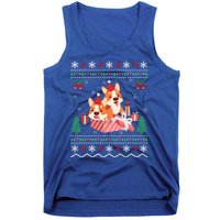 Corgi Dog Lover Xmas Gift Ugly Corgi Christmas Gift Tank Top