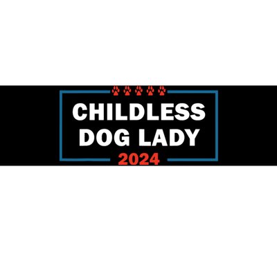 Childless Dog Lady Is Voting Kamala Election Usa 2024 Bumper Sticker