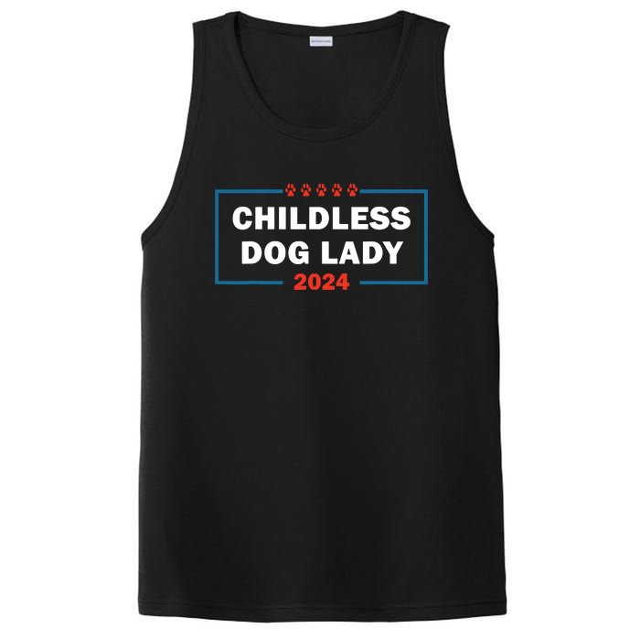 Childless Dog Lady Is Voting Kamala Election Usa 2024 PosiCharge Competitor Tank