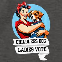 Childless Dog Ladies Vote Kamala Liberal Feminist Dog Lady Vector Backpack