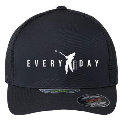 Cricket Dad Like A Normal Dad Just Cooler Cricket Player Flexfit Unipanel Trucker Cap