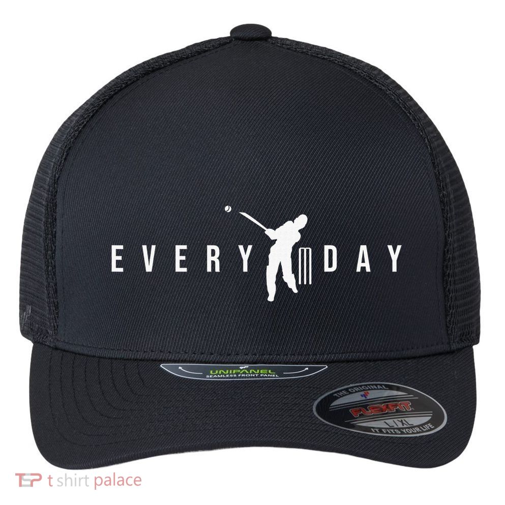 Cricket Dad Like A Normal Dad Just Cooler Cricket Player Flexfit Unipanel Trucker Cap