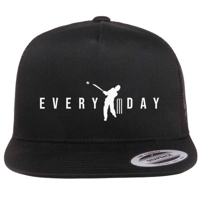 Cricket Dad Like A Normal Dad Just Cooler Cricket Player Flatbill Hat