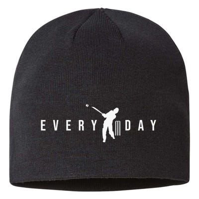 Cricket Dad Like A Normal Dad Just Cooler Cricket Player Sustainable Beanie