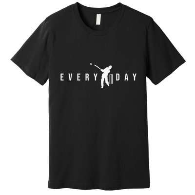 Cricket Dad Like A Normal Dad Just Cooler Cricket Player Premium T-Shirt