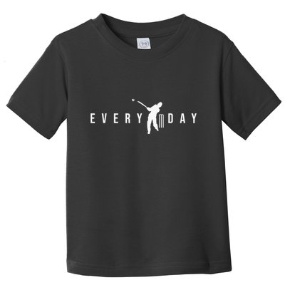 Cricket Dad Like A Normal Dad Just Cooler Cricket Player Toddler T-Shirt