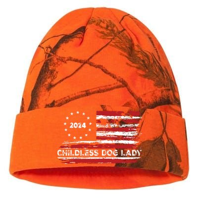 Childless Dog Lady Us Flag Vintage 2024 Kati Licensed 12" Camo Beanie