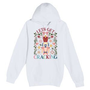 Christmas Dtf Let_s Get Cracking Dtf Transfer Ready To Press Direct To Film Hot Premium Pullover Hoodie