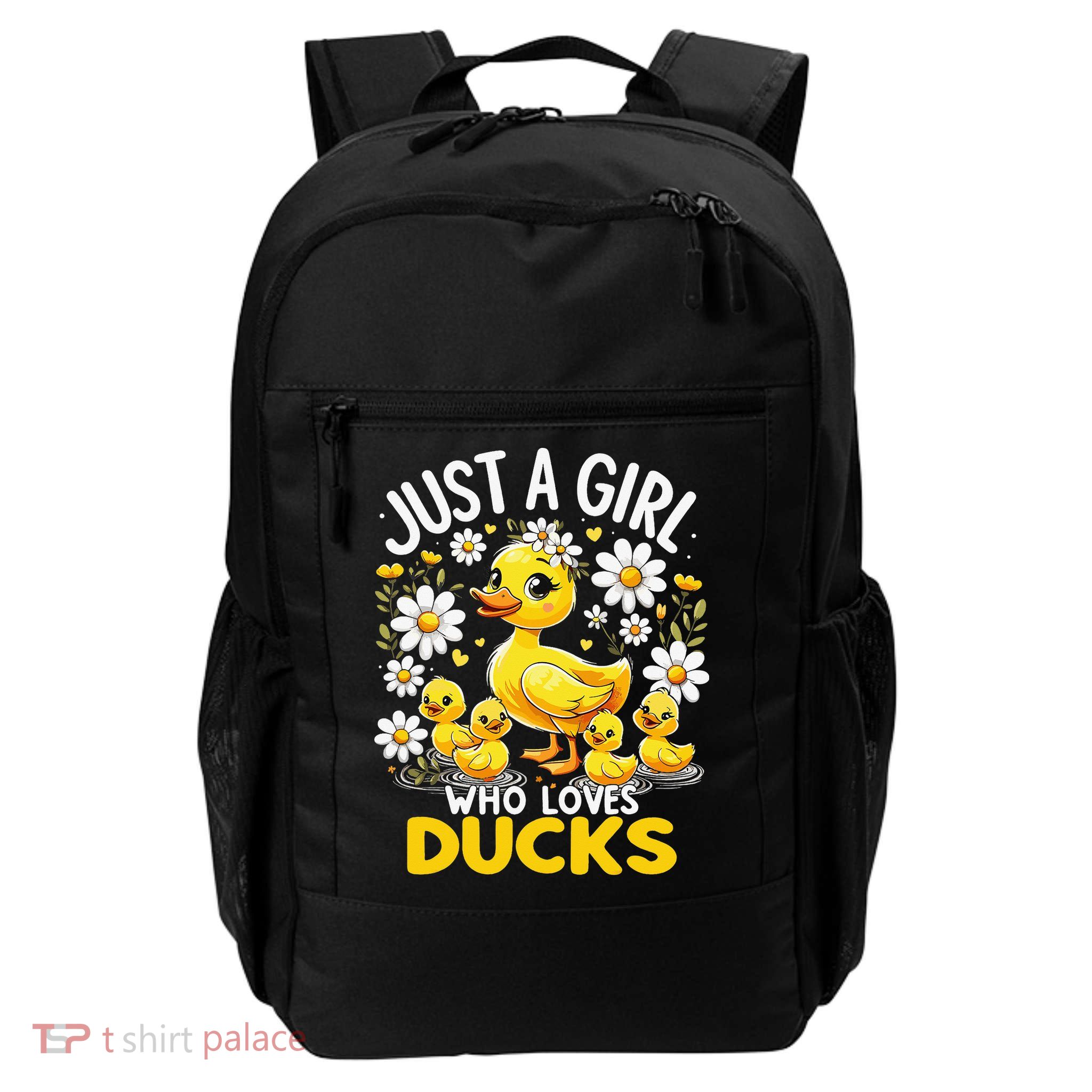 Cute Duck Lover Just A Girl Who Loves Ducks Daily Commute Backpack