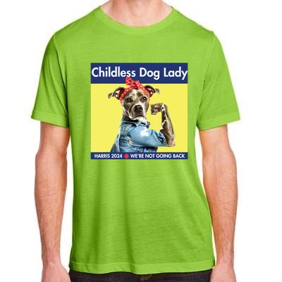 Childless Dog Lady Is Voting Kamala Election Usa 2024 Adult ChromaSoft Performance T-Shirt